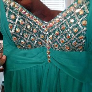 Prom dress Teal
